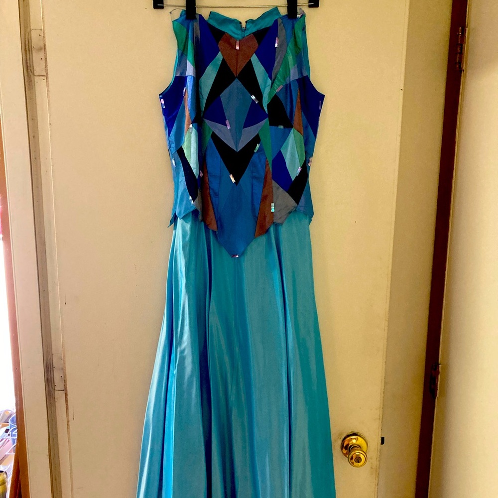 Stain Glass Inspired Gown Sz 8